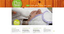 Desktop Screenshot of clinicaplussante.com.br